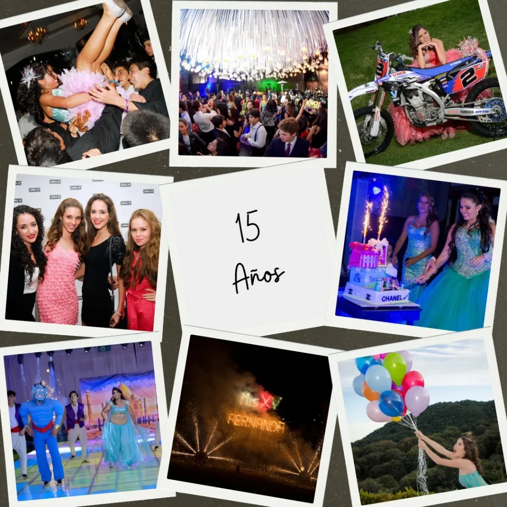 Collage de fotografía de XV años — CelebraStudio
